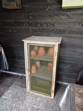 Brocante vliegenkast