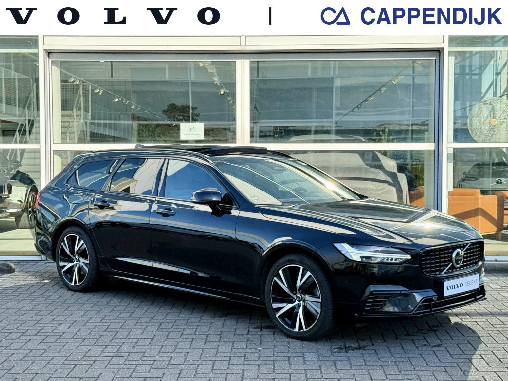 Volvo V90 t6 398pk recharge plus dark| panodak| adap.cruise| 360camera| aw