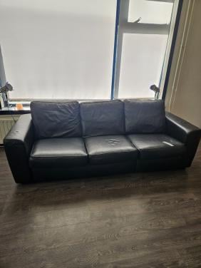 3-zits lederen Bankstel