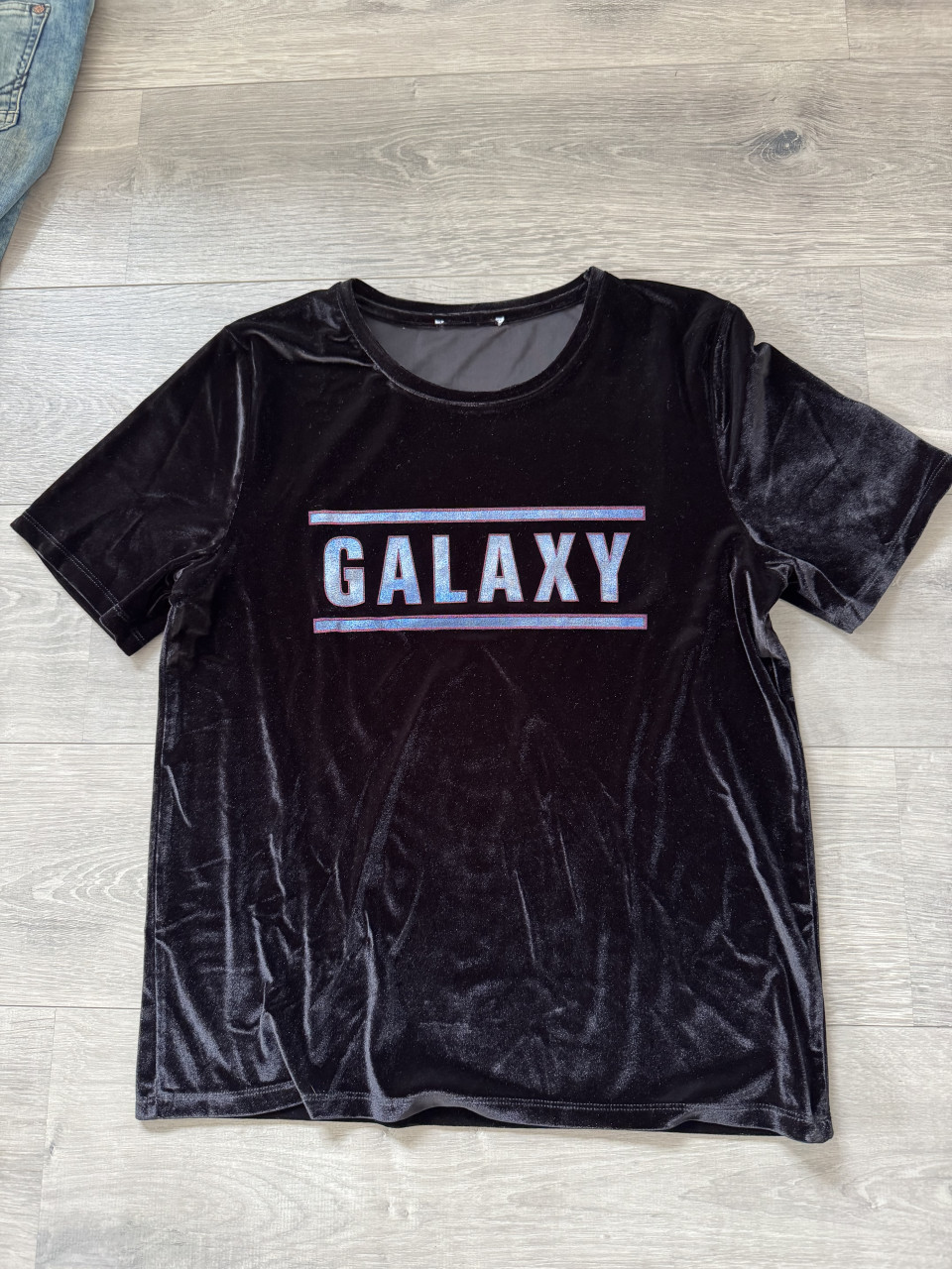 Velours shirt Galaxy maat M/L