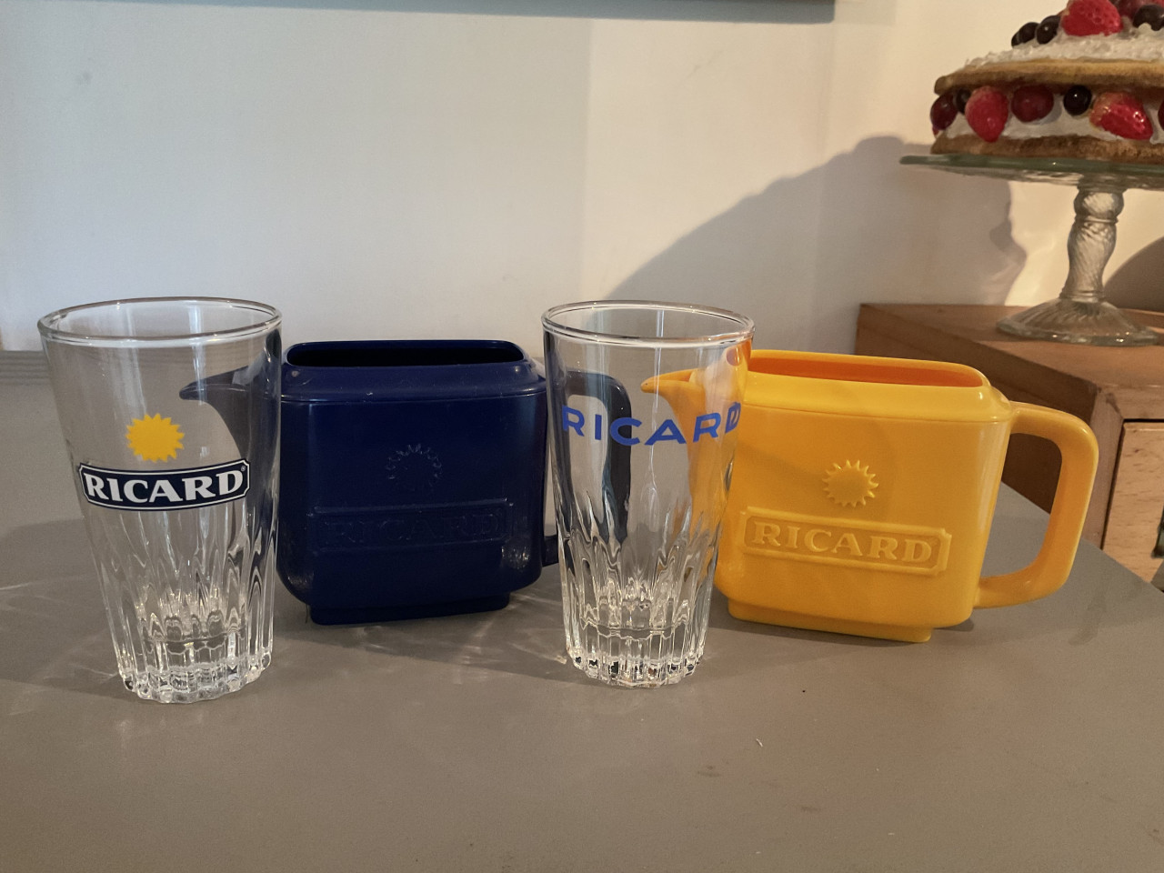 Ricard waterkanten en glaasjes