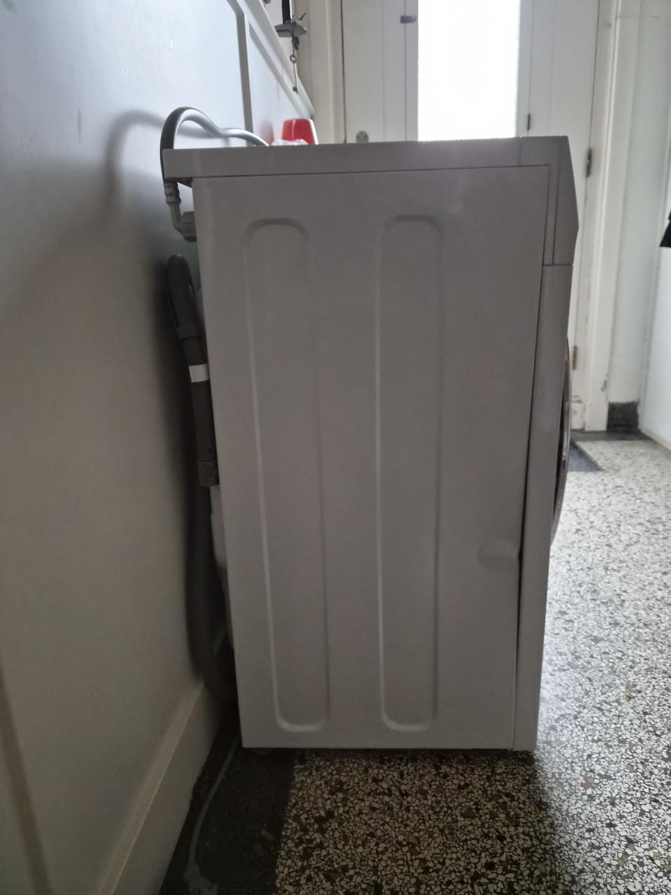 Wasmachine Haier HW70-B14636N met stoomfunctie.Erg stil+weinig ruimte nodig