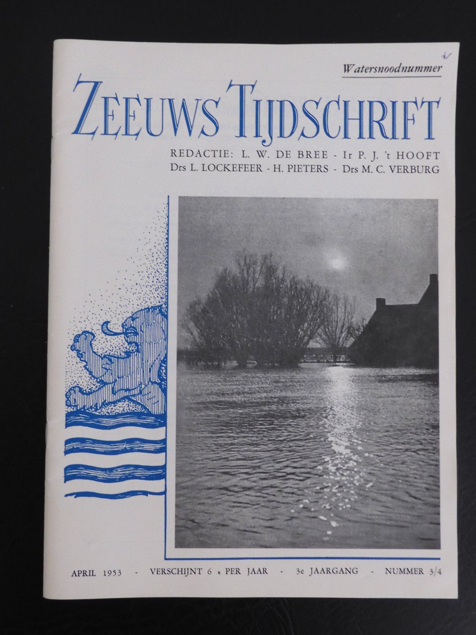 Zeeuws Tijdschrift Watersnoodnummer april 1953