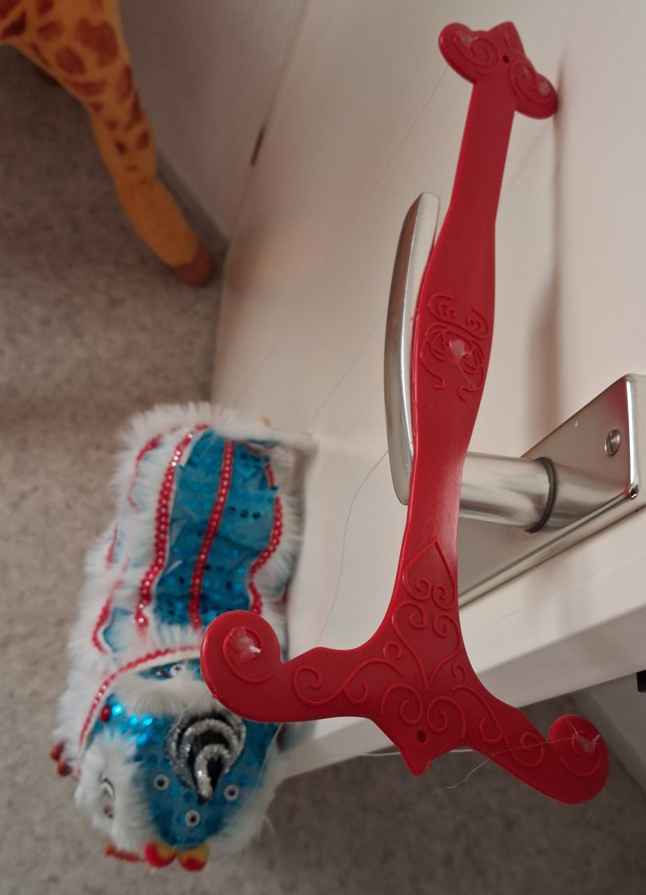 Lion dance chinees nieuwjaar marionette draak