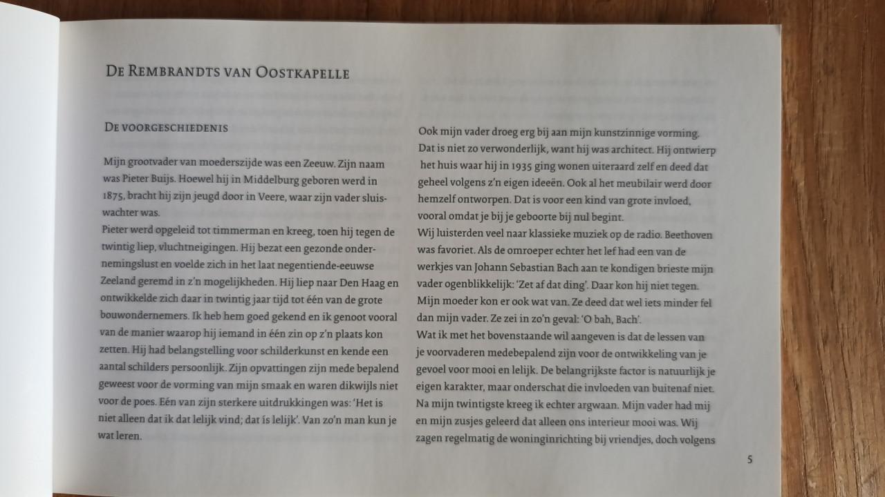 De Rembrandts van Oostkapelle van Th. Laurentius