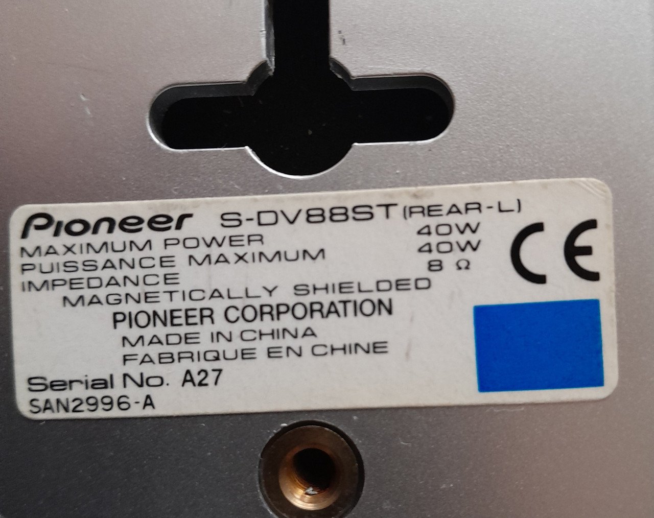 PioNeer subwoofer systeem