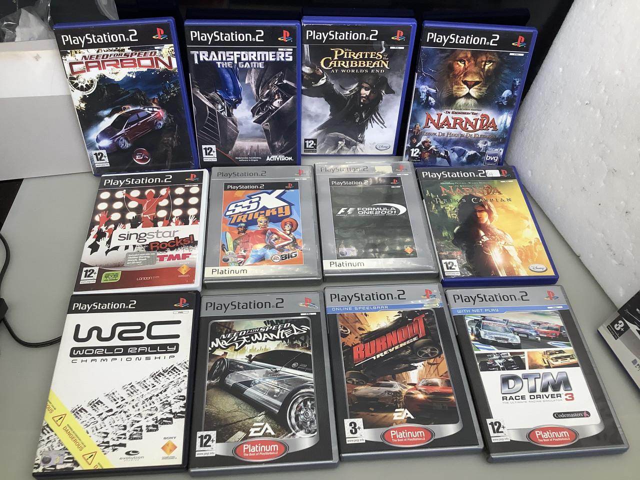 PlayStation 2 spellen te koop aangeboden, zie foto’s en omschrijving