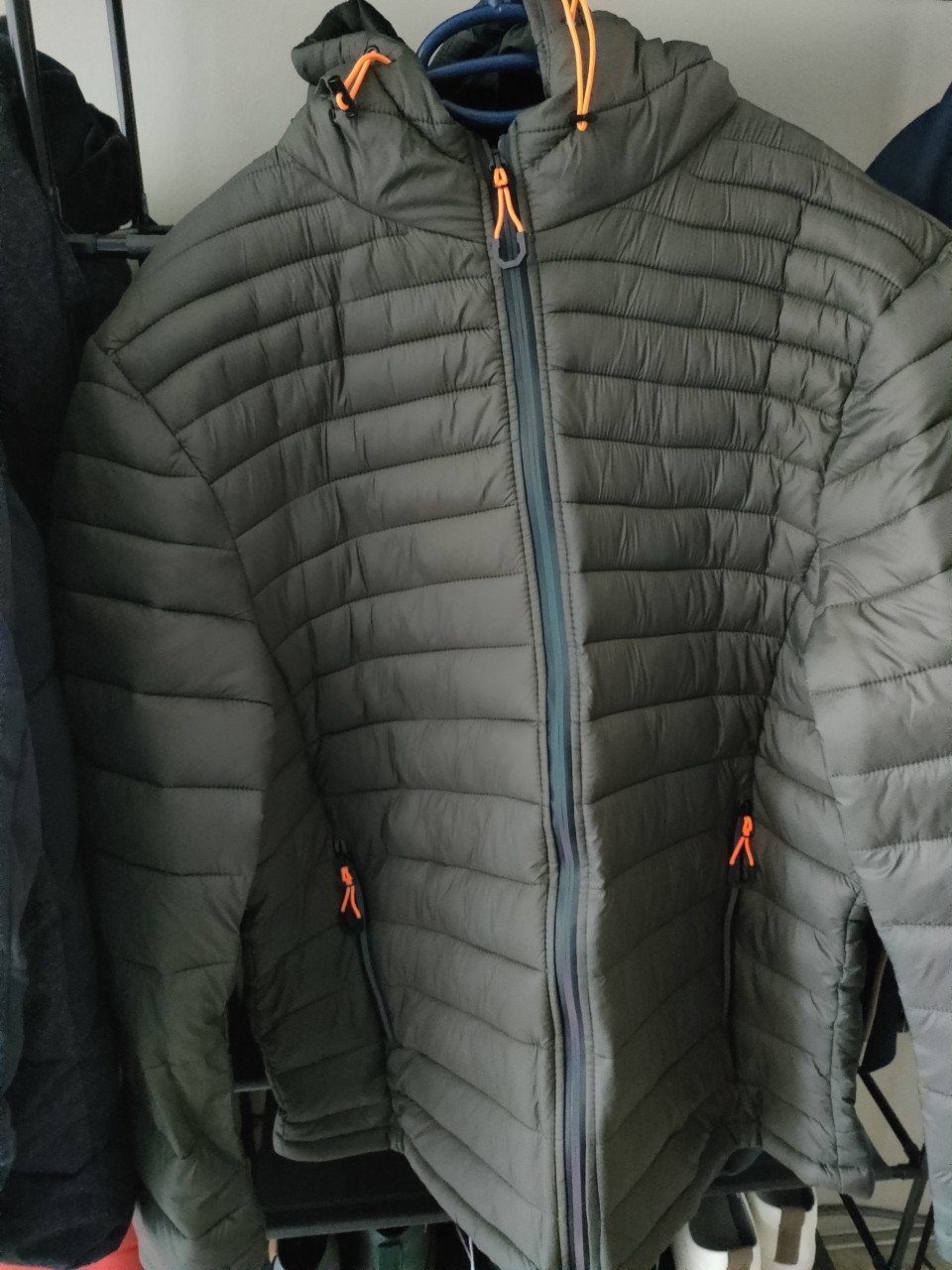 Gewatteerde heren winterjas
