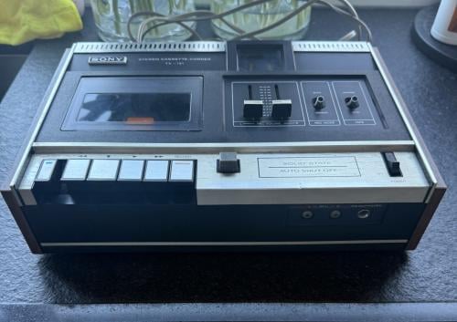 Vintage Sony TC-121 Stereo Cassette corder Cassetterecorder