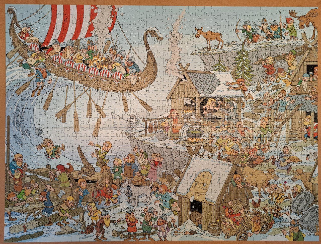 Ravensburger Pieces of History - The Vikings - 950 stukjes compleet