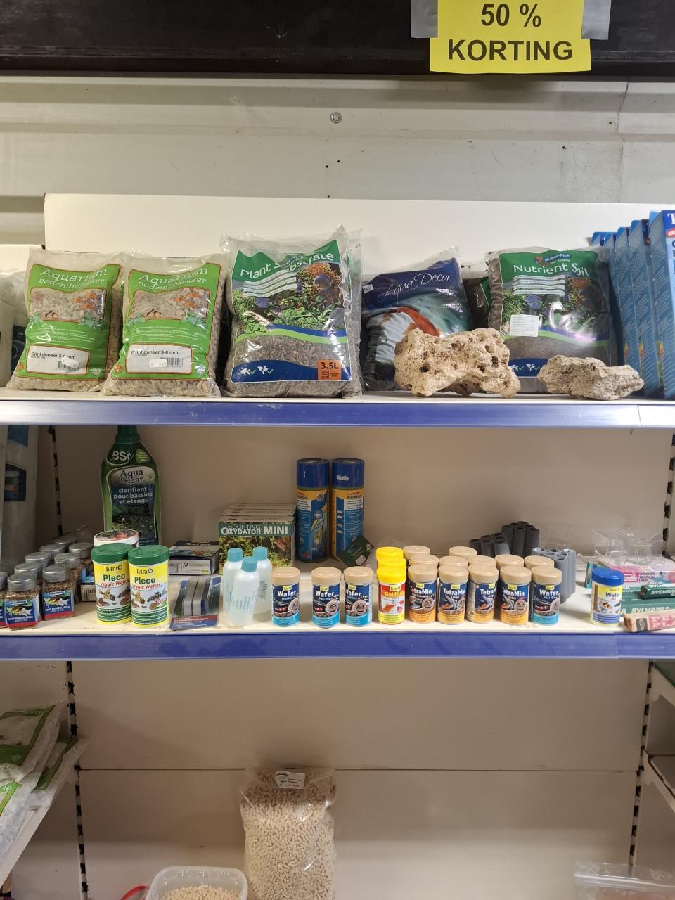 Op alle aquarium spullen 50% KORTING!!