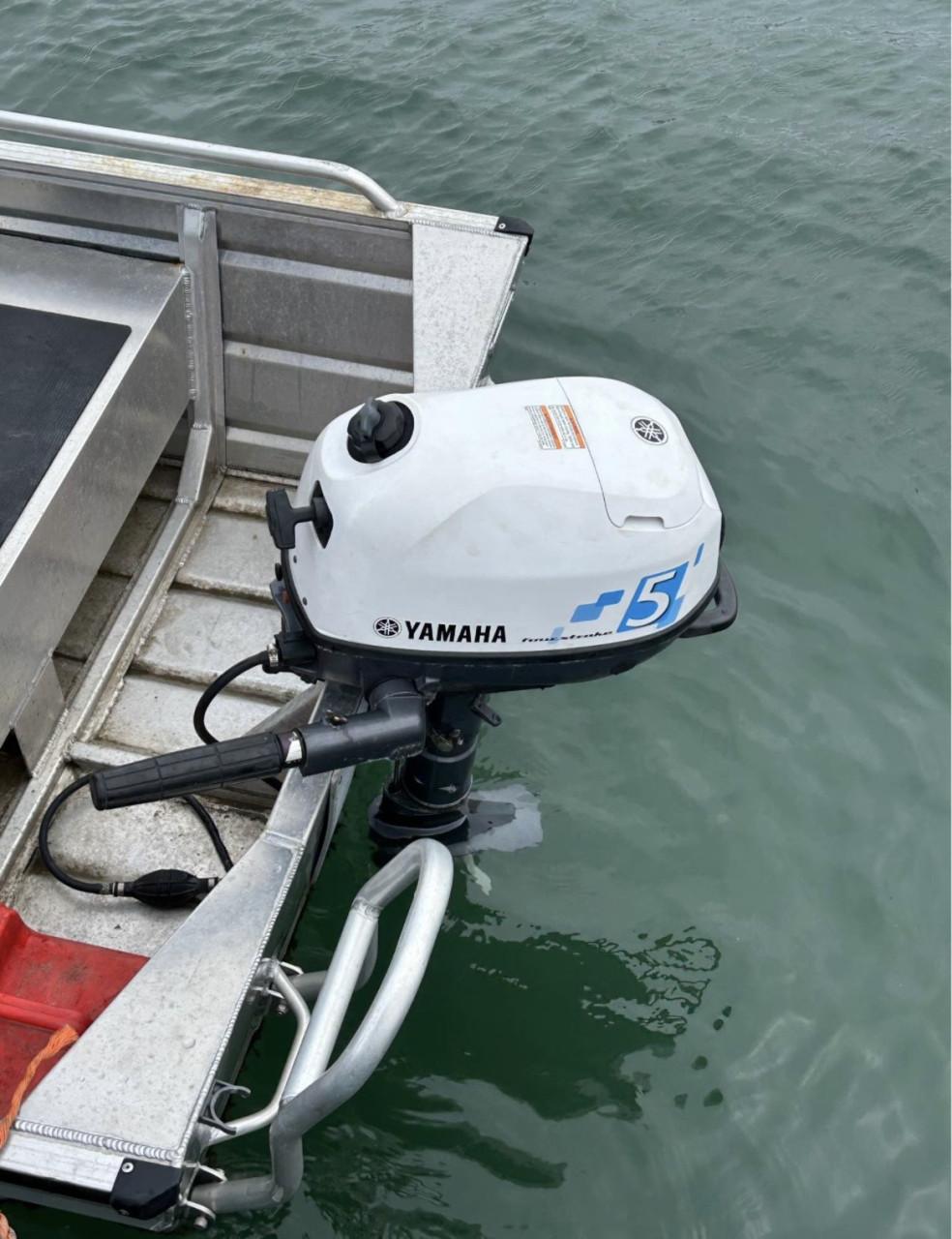 Aluminium boot met 5pk