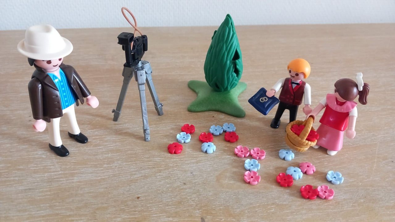 Playmobil fotograaf met bruidskinderen setnr 4299