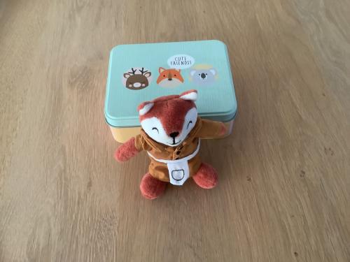 Cute Friends - Blikje met Knuffel