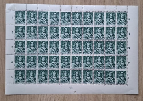 Vel Zeehelden Groen Postfris   GEEN OPLICHTERS