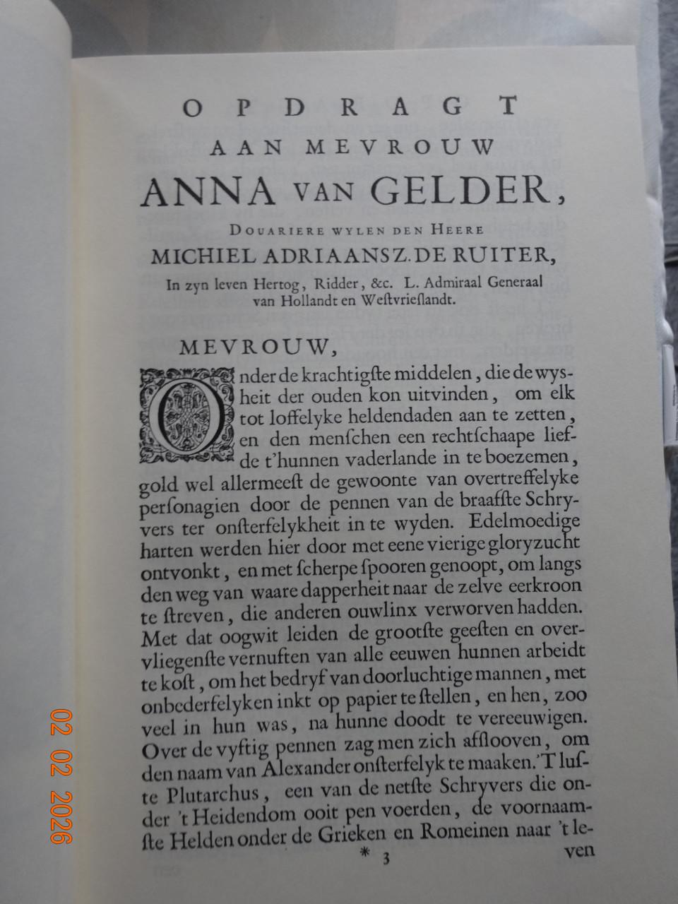 Leven en bedrijf van den heere Michiel de Ruiter