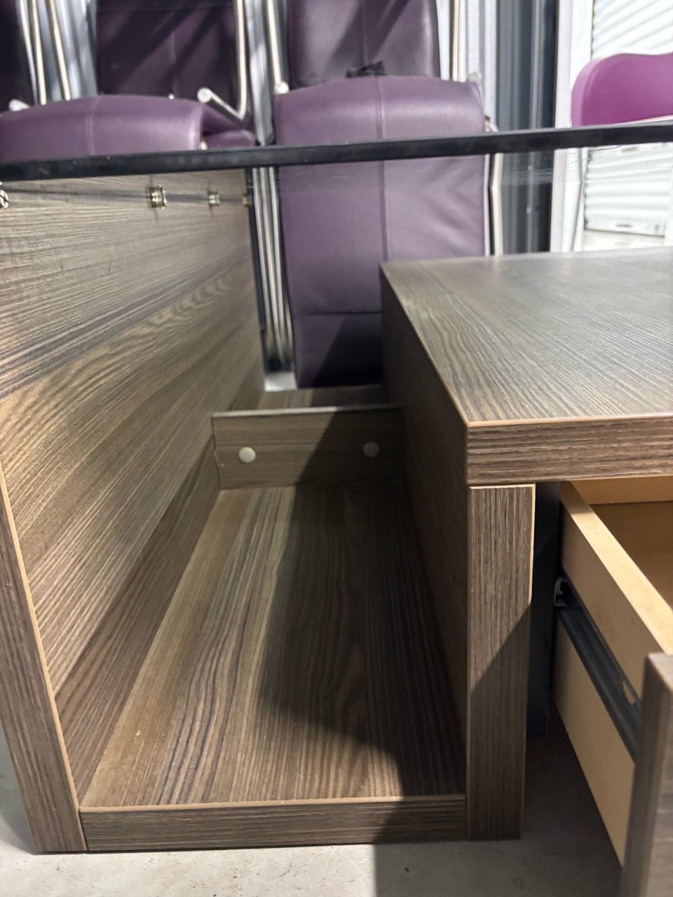 Salontafel - tv meubel - hoogglans wit