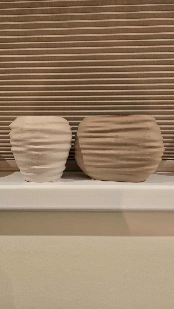 3D geprinte japandi potjes