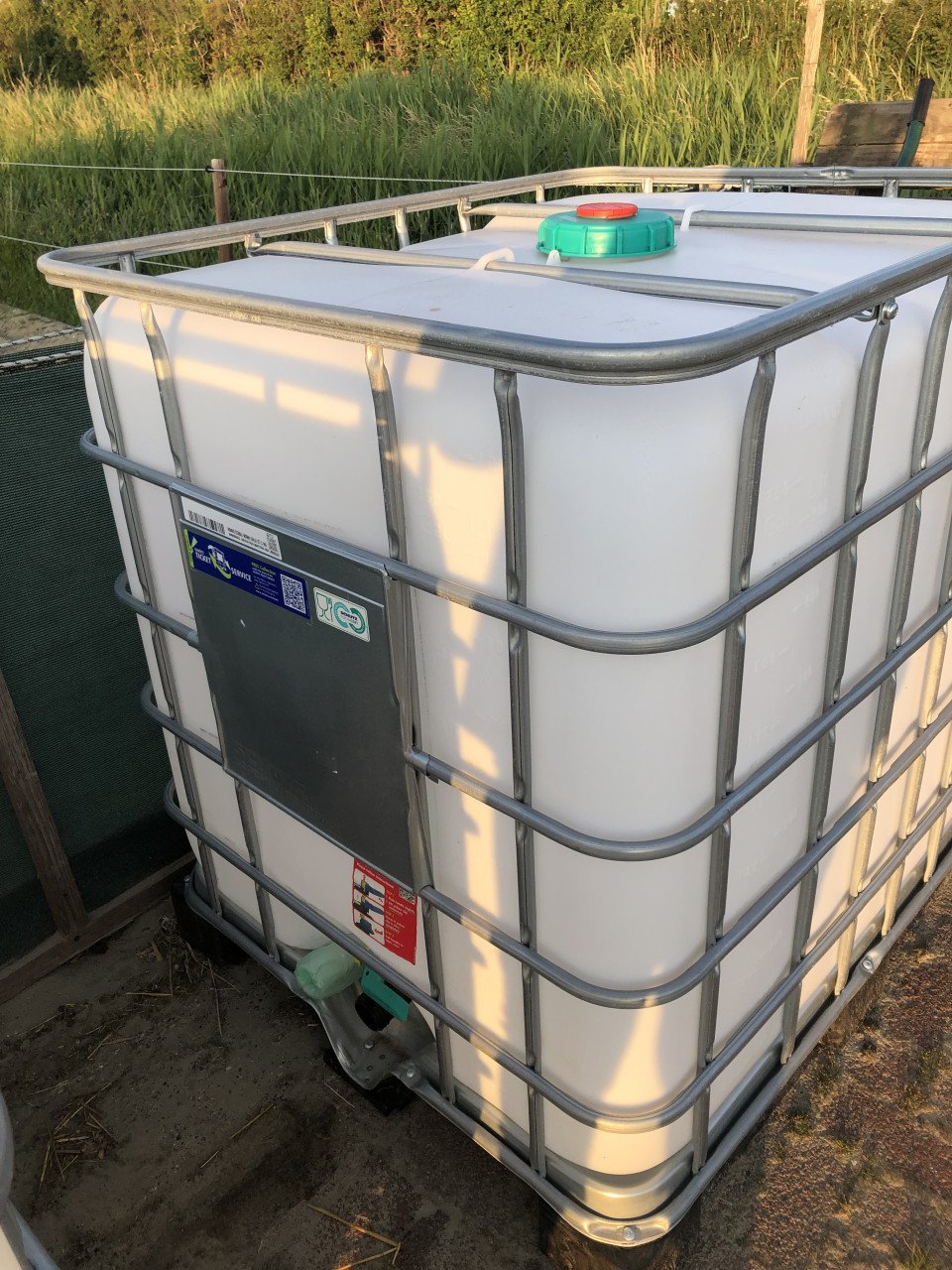 Watertank waterton wateropslag tuin