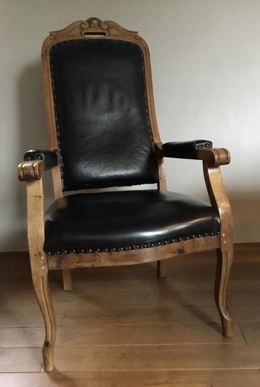 Neo-klassieke STOEL vakkundig gerestaureerd ! > 100 jarig