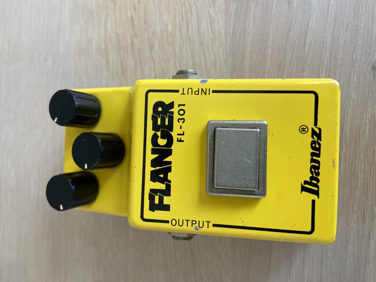 Collectors Item Fuzzder Pedal Monacor 7-ties Ibanez Flanger FL - 301 8-ties