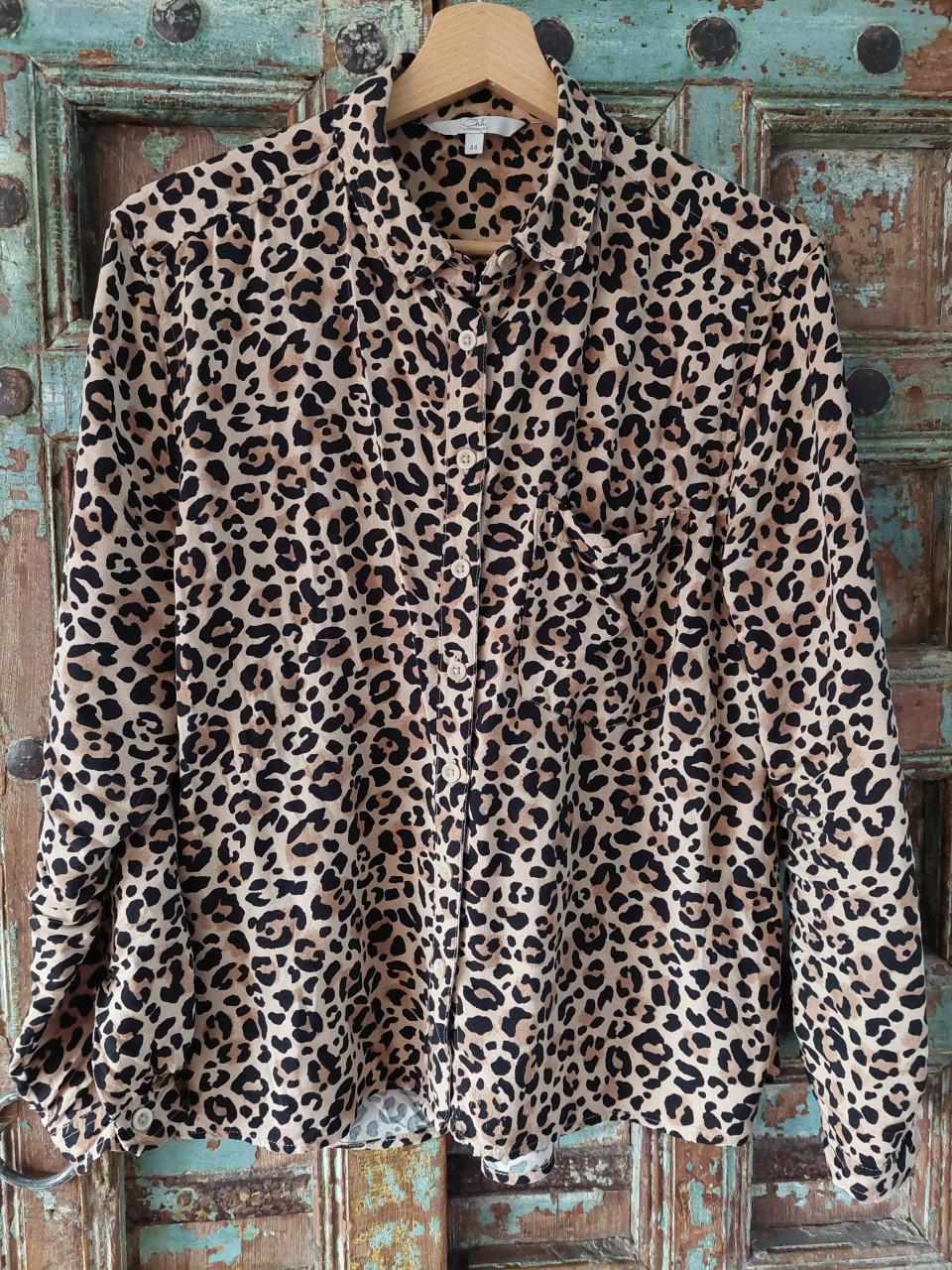 Panter damesblouse mt 44 Clockhouse