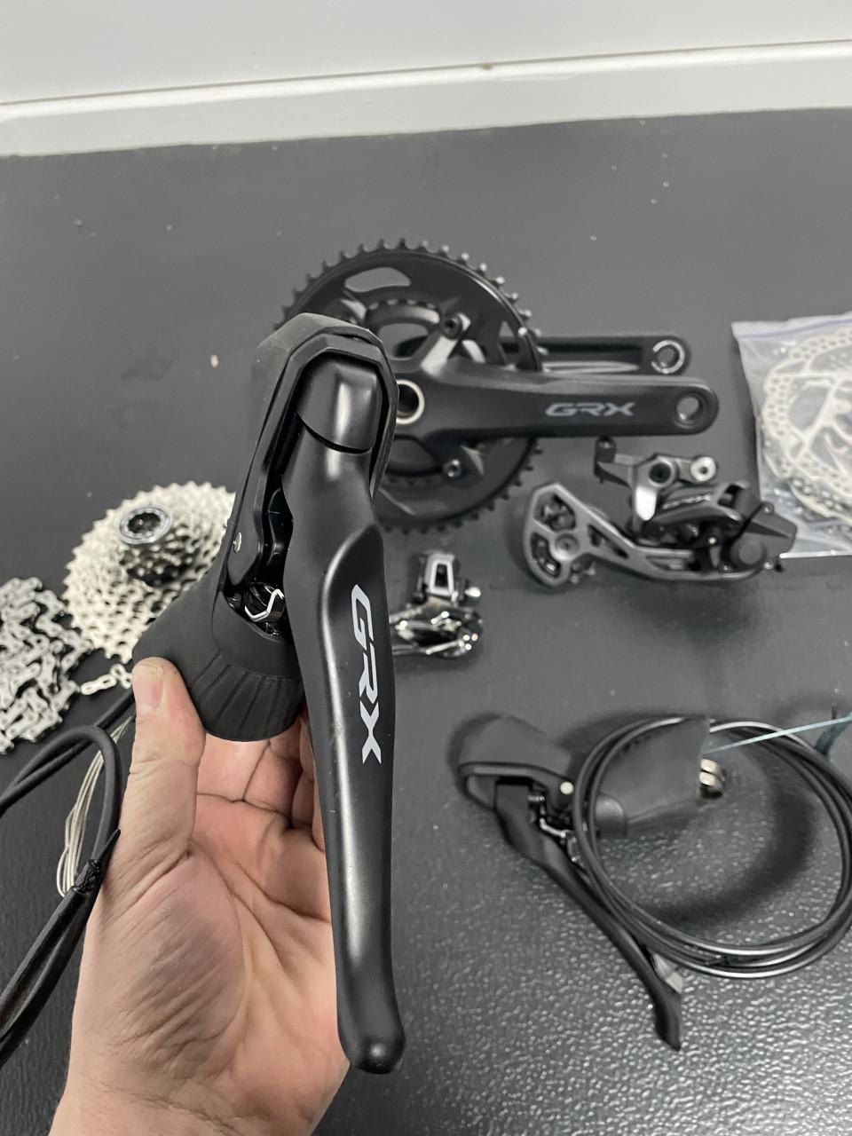 Shimano Grx 2 x 12 speed groepset zo goed als nieuw !