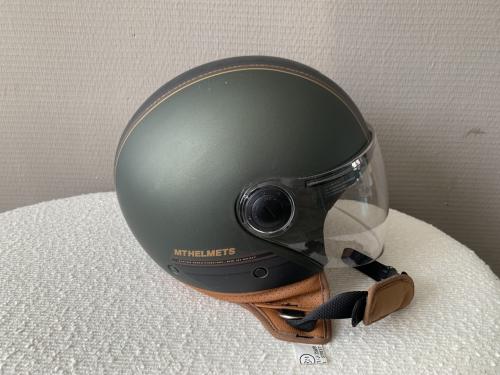 Helm met vizier, sportief model, maat S