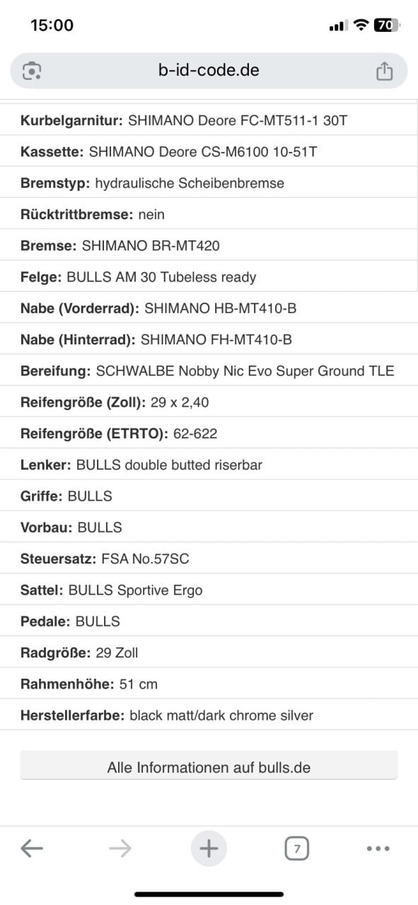Bulls Copperhead FSX 2 - Grote maat 51 - NIEUW