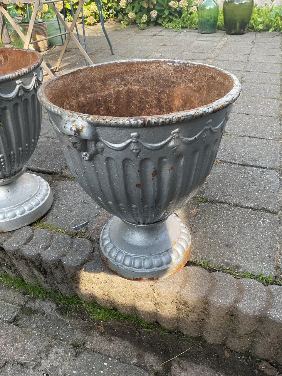 Gietijzeren tuinvazen