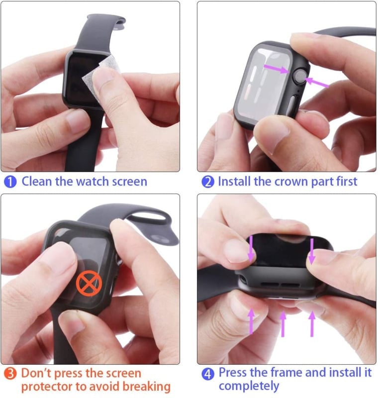 Apple i watch  case 4/5/6 en 7 hardcase