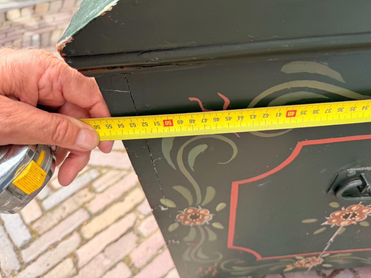 PRACHTIGE HANDBESCHILDERDE KIST