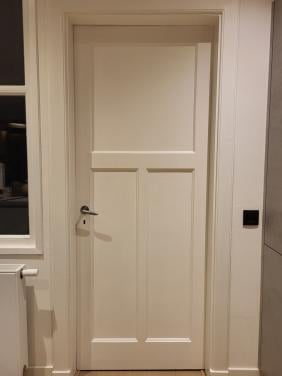 Authentieke Witgelakte Paneeldeuren (totaal 8 Stuks) - jaren '30 stijl