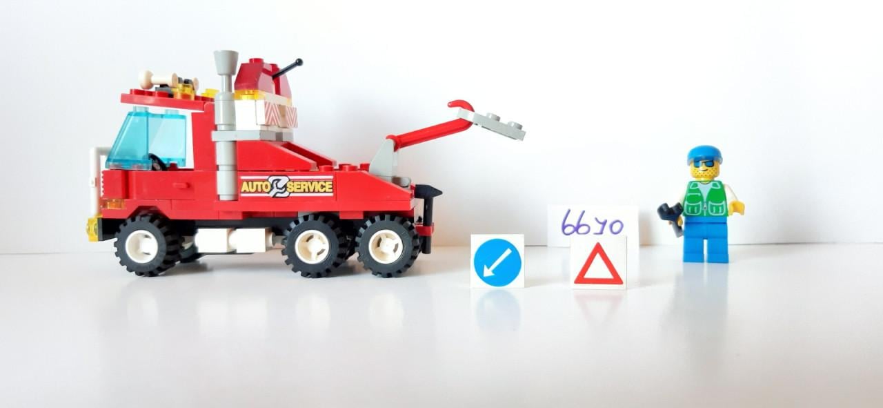 Lego 6670: autoservice / sleepwagen