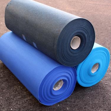Blauwe loper voor evenement of feest