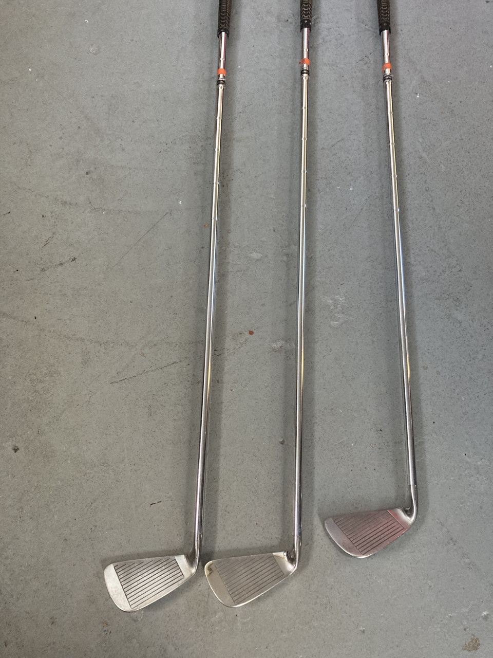 Vintage set van 3 Powerbar by Vance heel toe ijzers