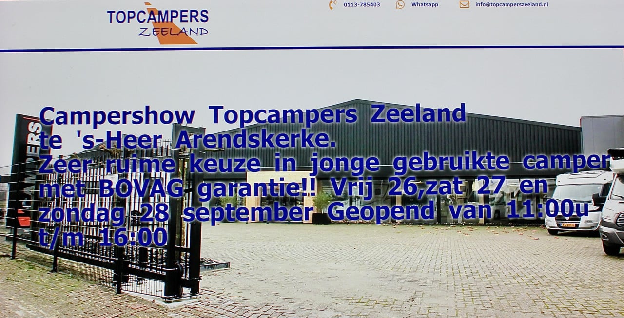 Campershow Topcampers Zeeland!!!