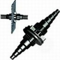 Eindkap endcap 2" 60mm-53mm met RVS klem