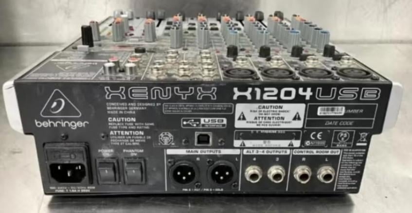 Behringer X1204USB Audio Dj Mengtafel