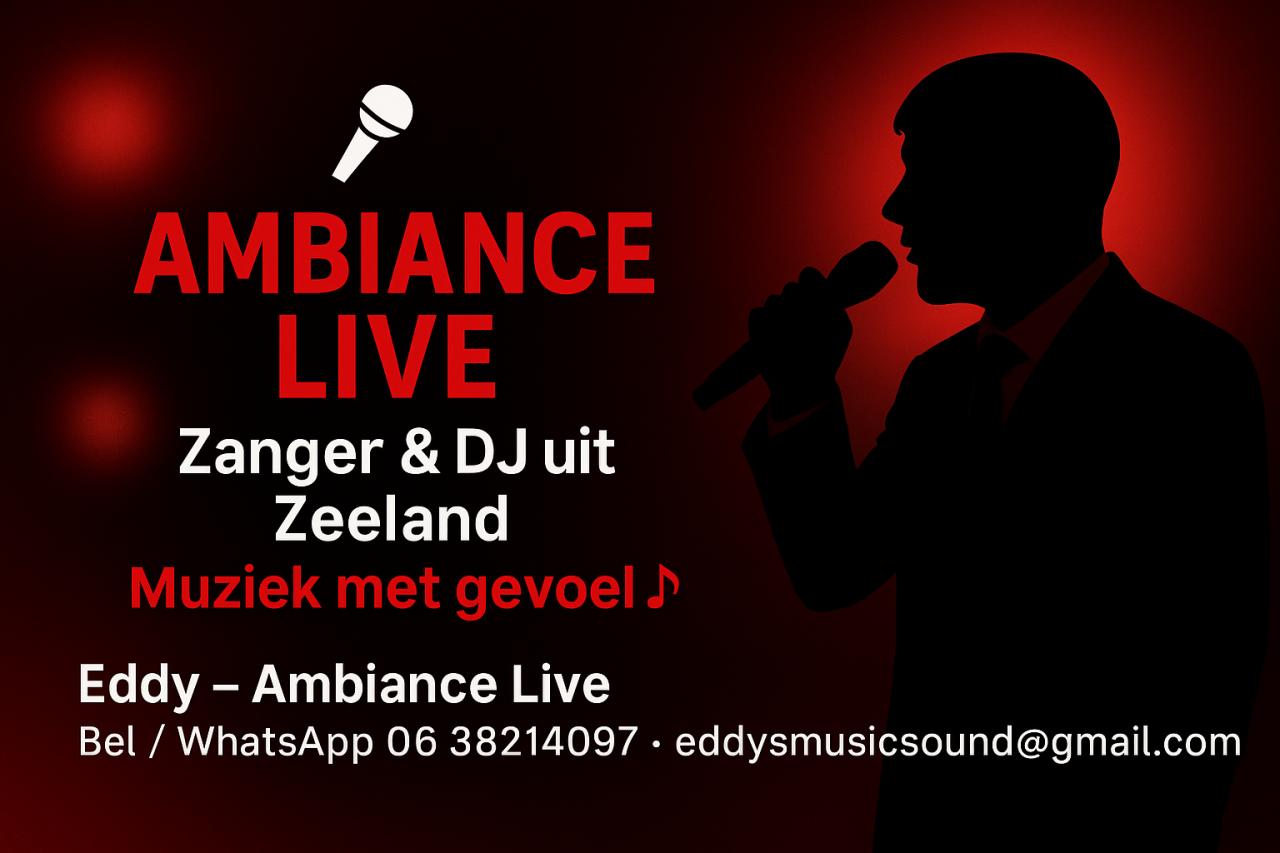 Ambiance Live – Zanger & DJ