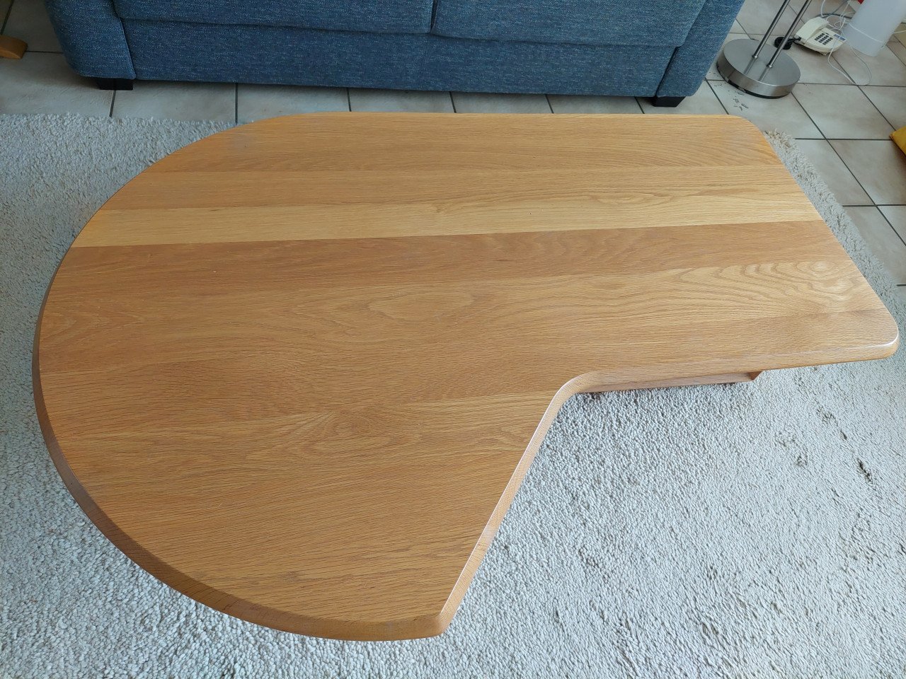 Te koop mooie blank eiken salontafel