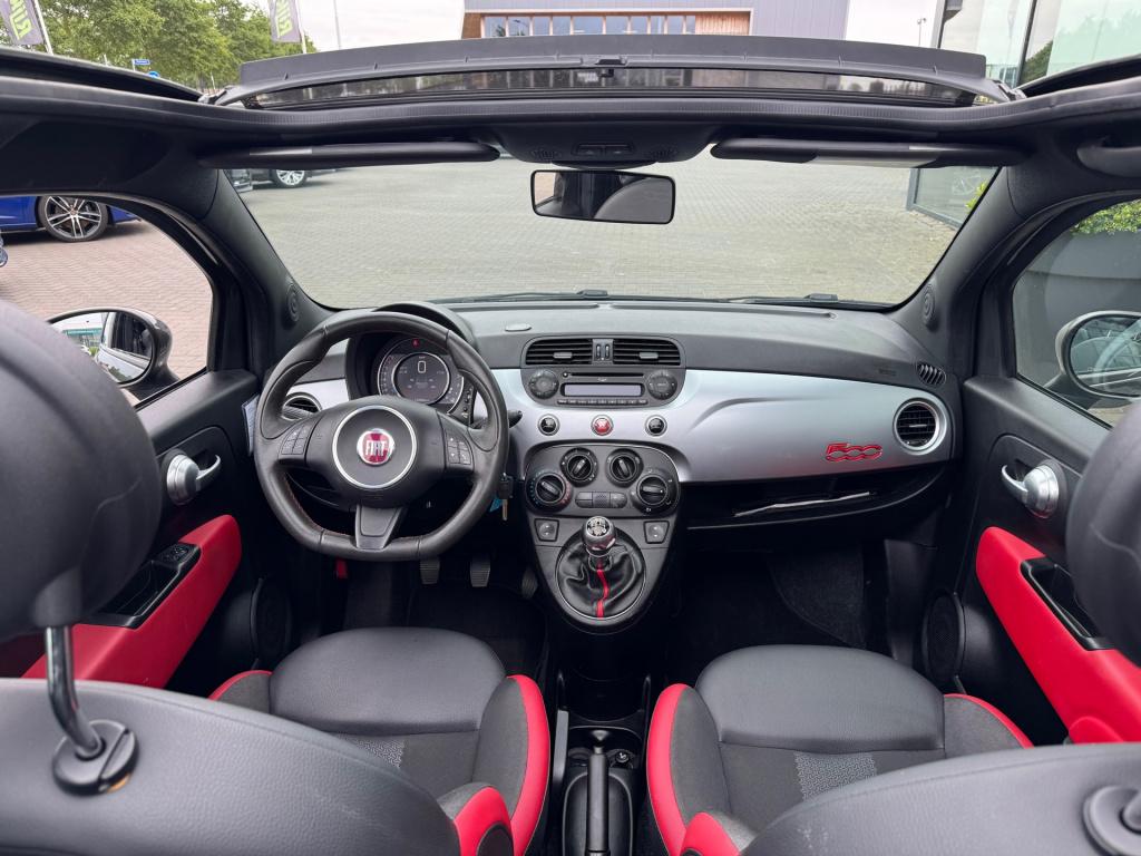 Fiat 500 C 1.2 sport * cabriolet * sport bumpers * airco * pdc *