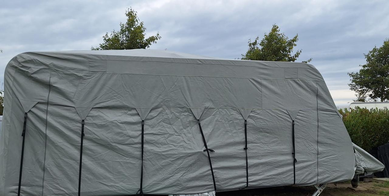 Stevige caravan winterhoes