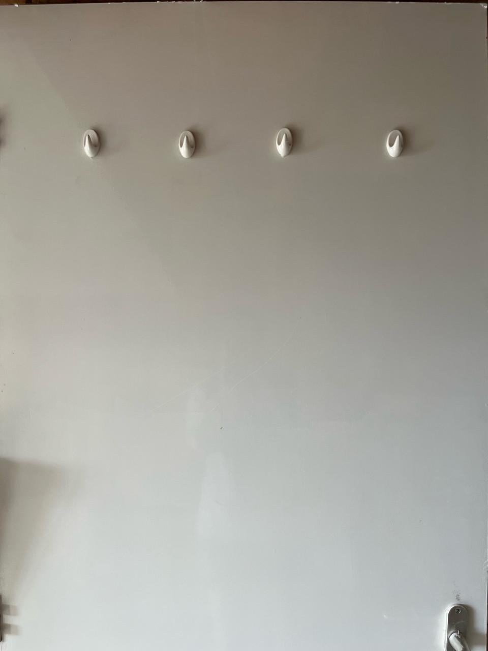 5 witte stompe binnendeuren incl. beslag