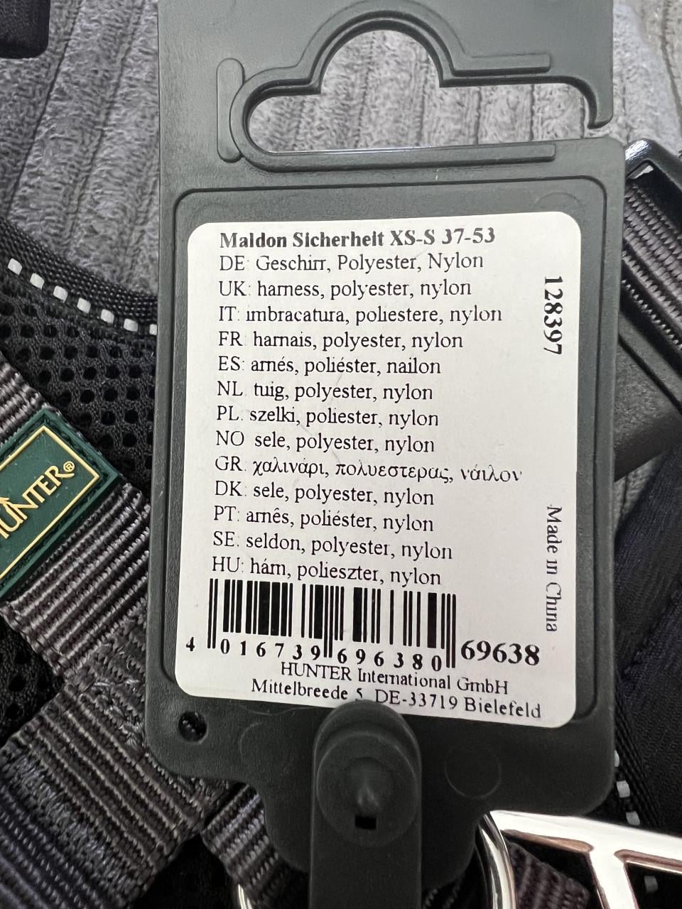 Nieuw HUNTER hondentuig Maldon XS–S – nooit gedragen