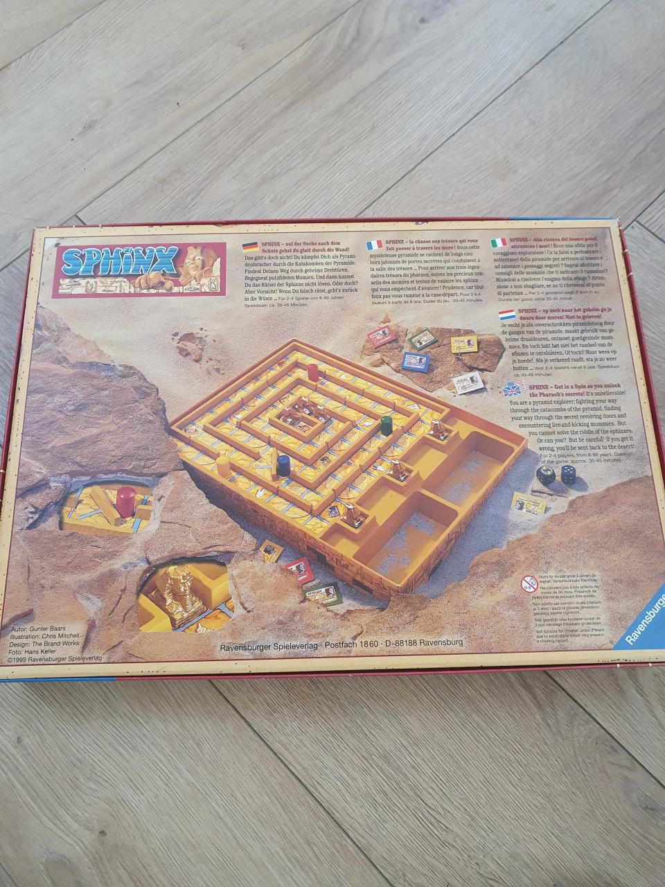 Sphinx bordspel – Ravensburger – avontuur & puzzelspel
