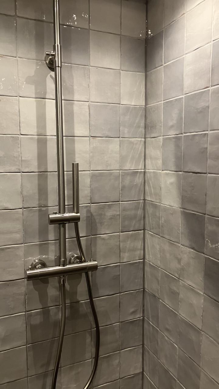 Wandtegel, grijs, 13 x 13 cm, 7,5m2