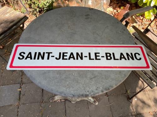 Plaatsnaambord uit Frankrijk