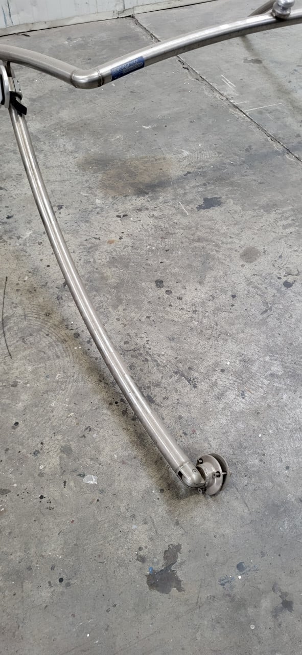 Aluminium skibeugel met wakeboard houders