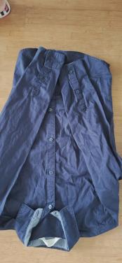 Blouse donkerblauw H&M